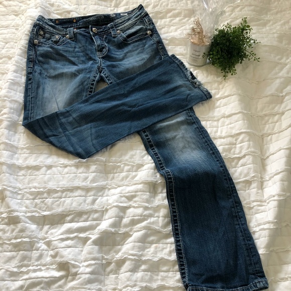 Miss Me Denim - Miss Me Distressed Boot Cut Jeans